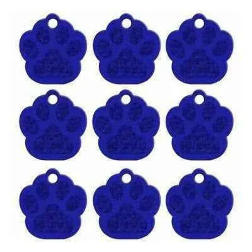 Dog Paw ID Tag Custom Pet Dog Cat Collar Accessories Personalised Dog