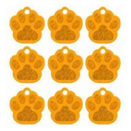 Dog Paw ID Tag Custom Pet Dog Cat Collar Accessories Personalised Dog