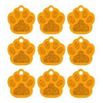Dog Paw ID Tag Custom Pet Dog Cat Collar Accessories Personalised Dog