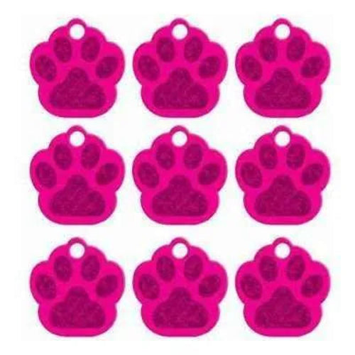 Dog Paw ID Tag Custom Pet Dog Cat Collar Accessories Personalised Dog
