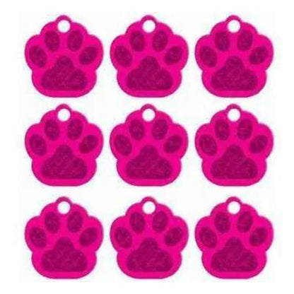 Dog Paw ID Tag Custom Pet Dog Cat Collar Accessories Personalised Dog