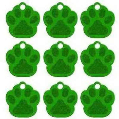 Dog Paw ID Tag Custom Pet Dog Cat Collar Accessories Personalised Dog