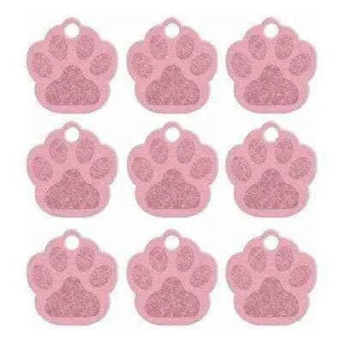 Dog Paw ID Tag Custom Pet Dog Cat Collar Accessories Personalised Dog