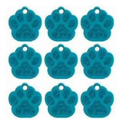 Dog Paw ID Tag Custom Pet Dog Cat Collar Accessories Personalised Dog